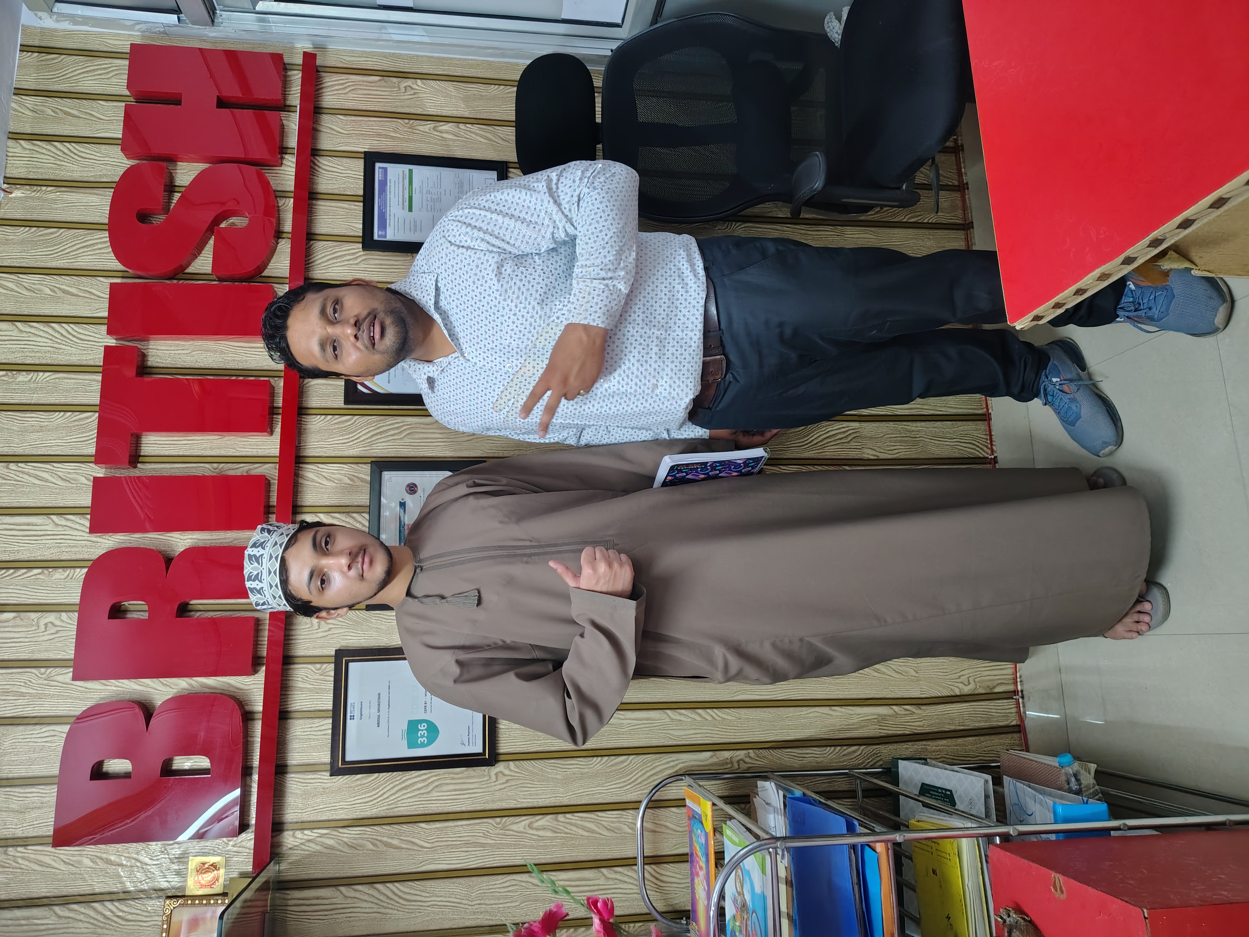Finally one of my omanis student completed his course 